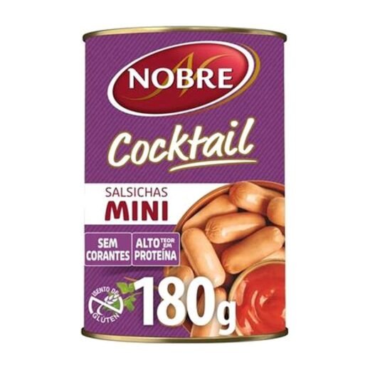 SALSICHA NOBRE LAT COCKTAIL (12 X 180 GR)