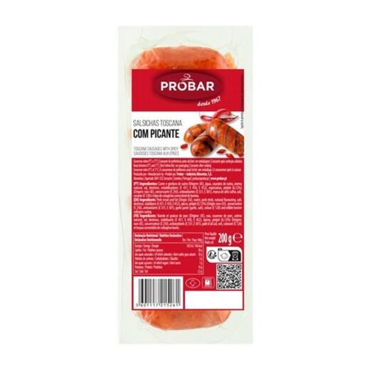 SALSICHA PROBAR TOSCANA PIQUANT (12 X 200 GR)