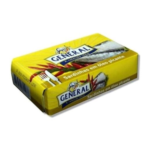 SARDINE GENERAL HUILE PIQUANT (10 X 120 GR)